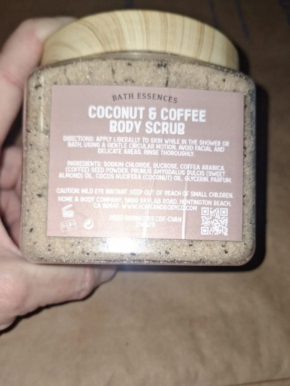 Coconut & Coffee Body Scrub — Coffee Vanilla